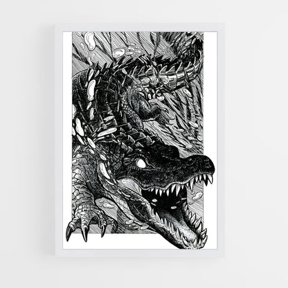 ap-alligator-9 cadre Blanc