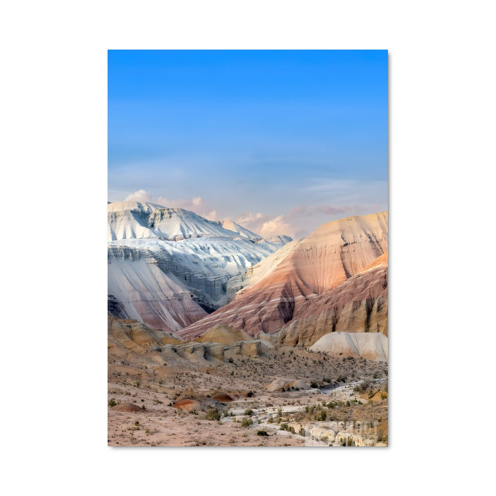 Poster Collines Peintes