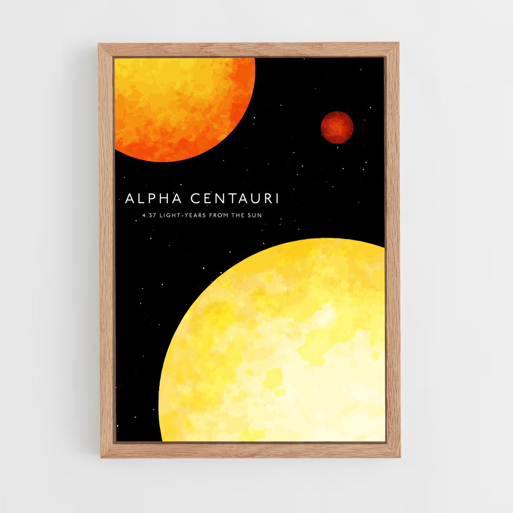 ap-alpha centauri-3 cadre Bois clair