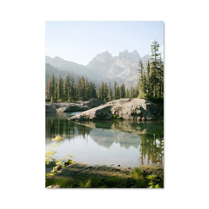 Poster Alpine lake 97017