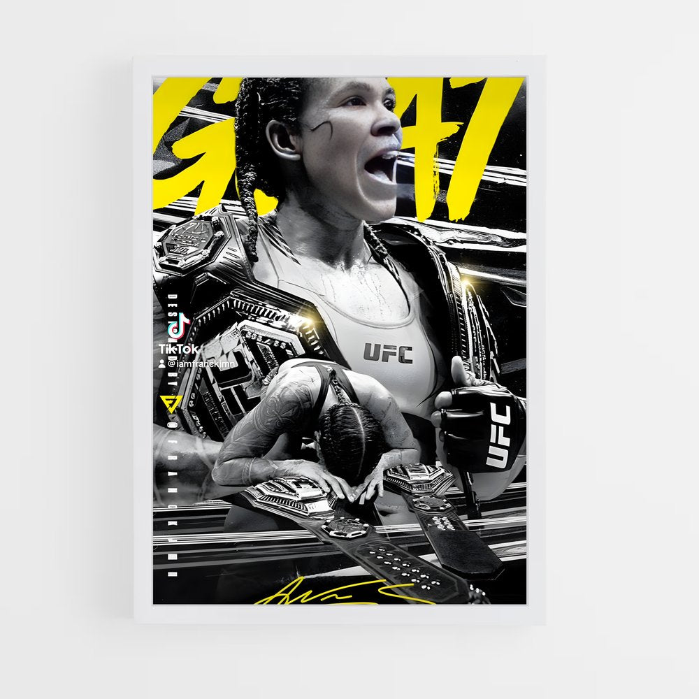 ap-amanda nunes-4 cadre Blanc