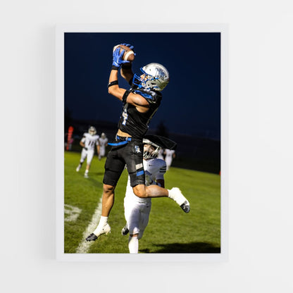 ap-american football-5 cadre Blanc