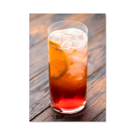 Poster Cocktail Écarlate