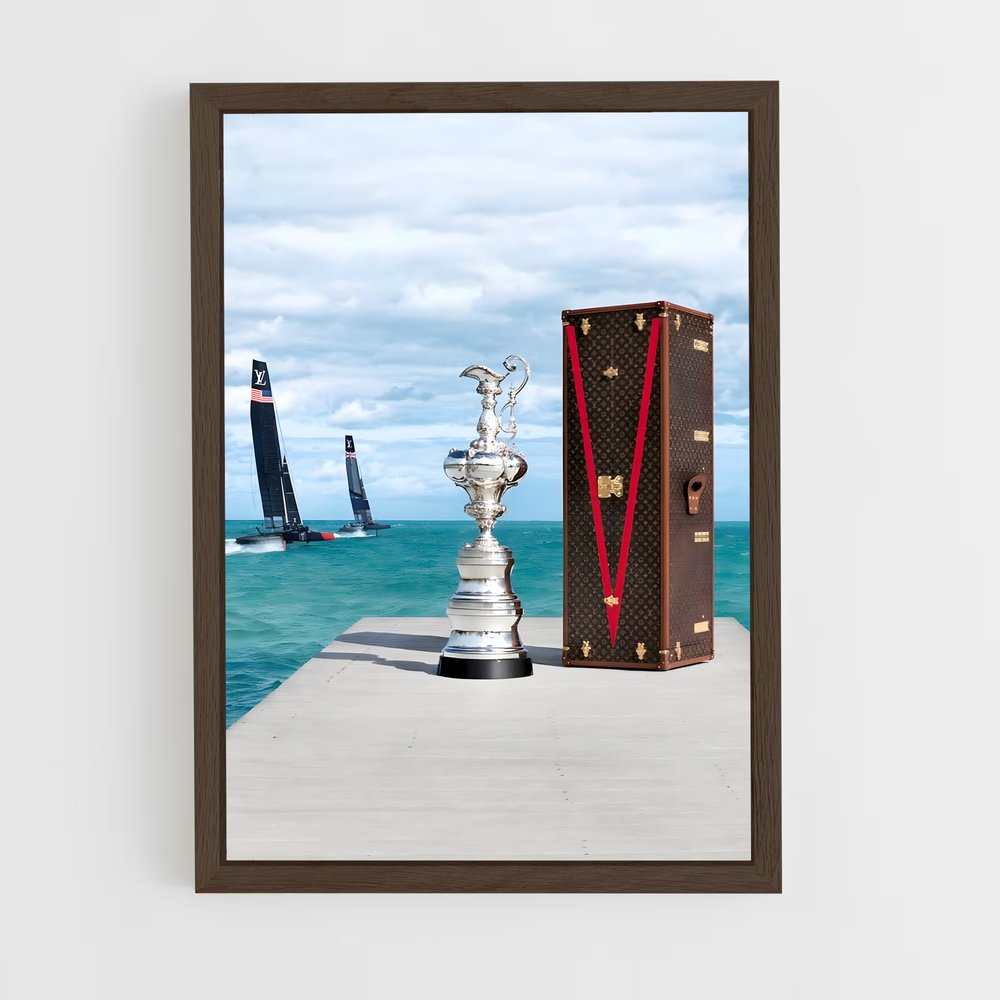 ap-americas cup-3 cadre Bois foncé