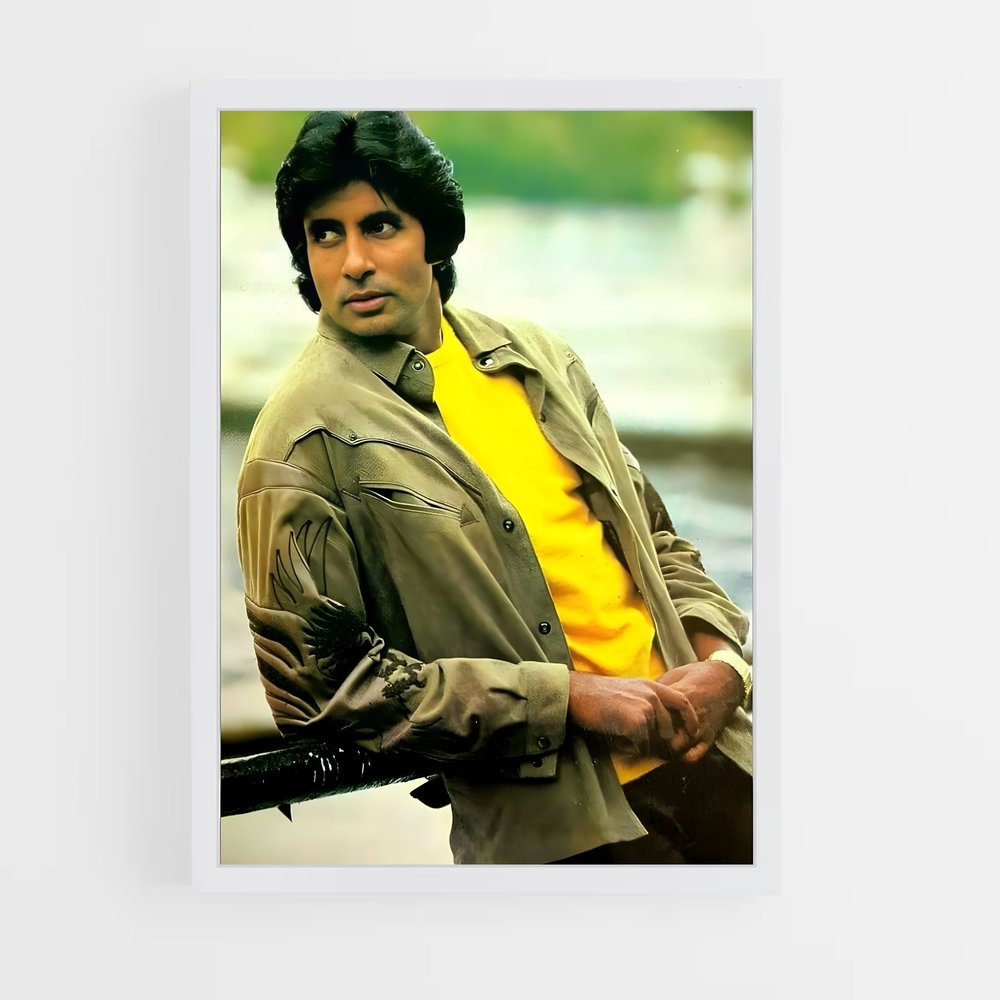 ap-amitabh bachchan-5 cadre Blanc