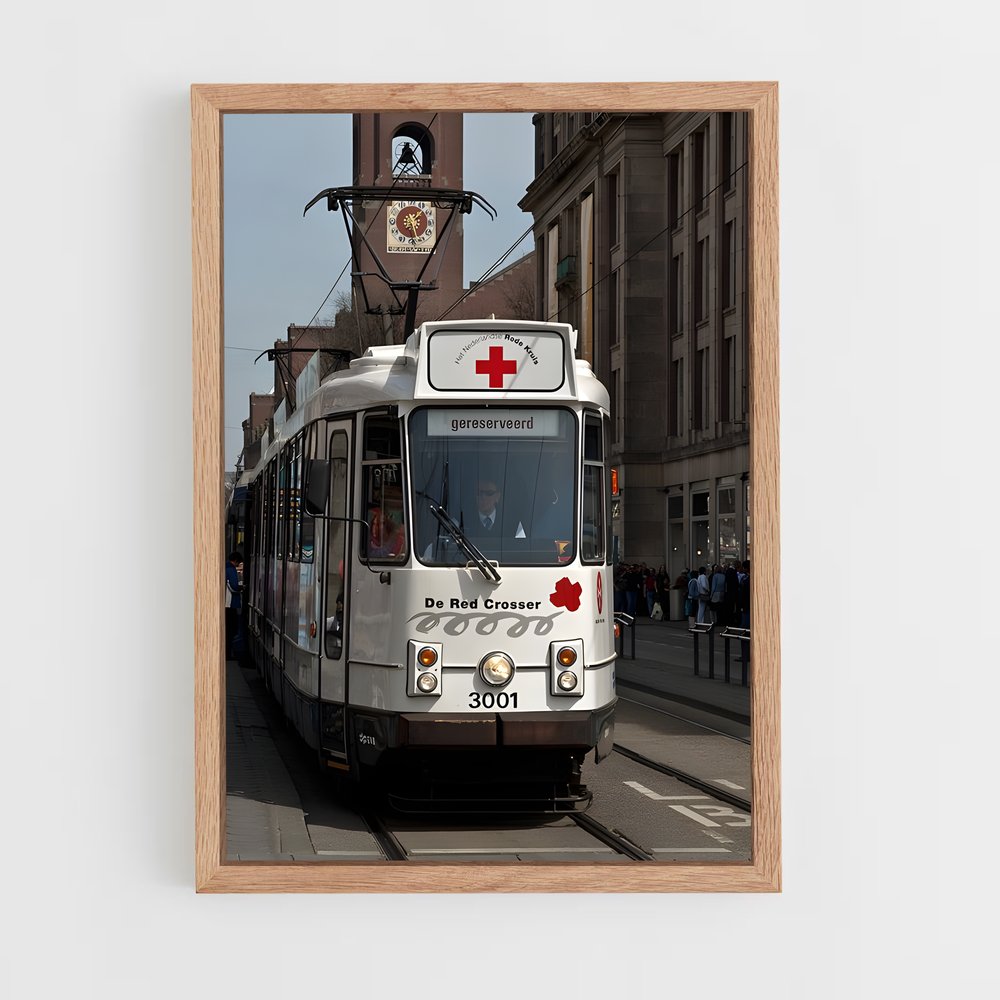 ap-amsterdam tram-2 cadre Bois clair