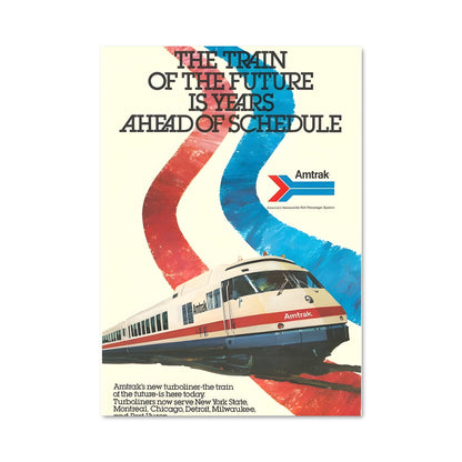 Poster Voyage Amtrak