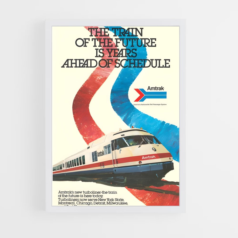 ap-amtrak acela-2 cadre Blanc