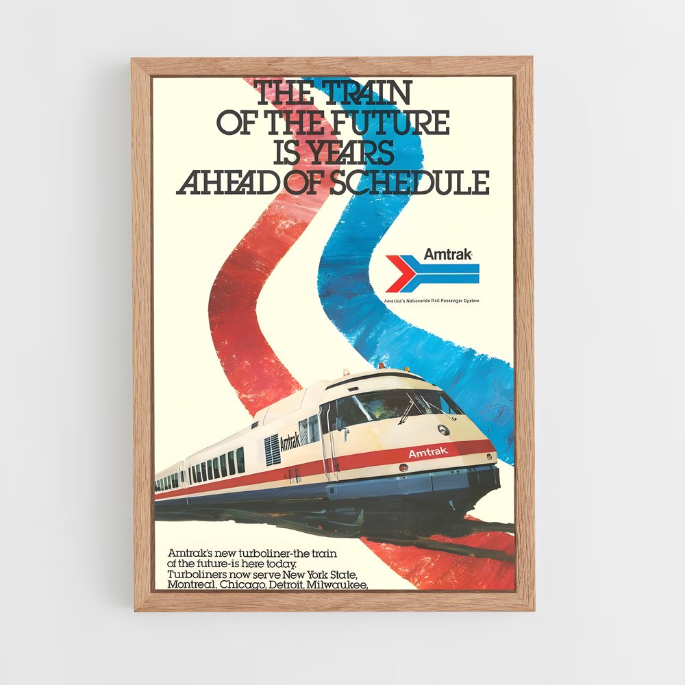 ap-amtrak acela-2 cadre Bois clair