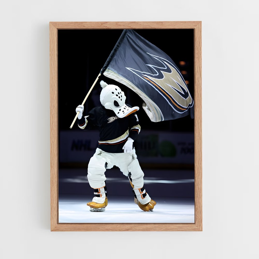 ap-anaheim ducks-3 cadre Bois clair