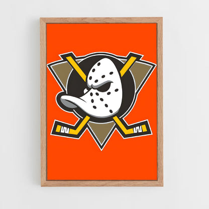 ap-anaheim ducks-9 cadre Bois clair