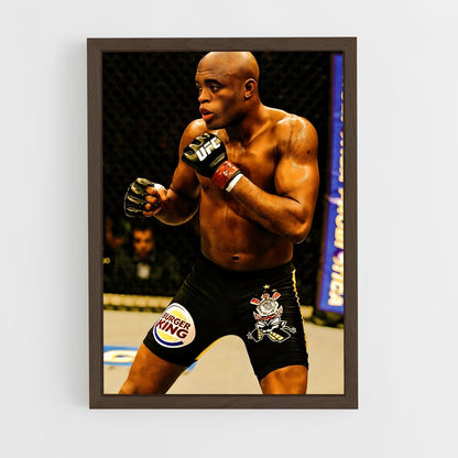 ap-anderson silva-1 cadre Bois foncé