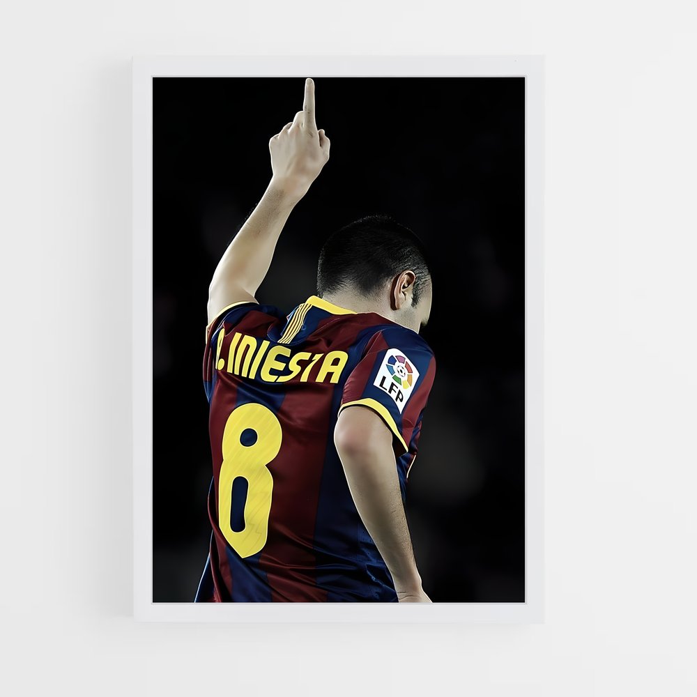 ap-andres iniesta-1 cadre Blanc