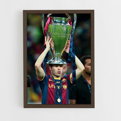 ap-andres iniesta-2 cadre Bois foncé