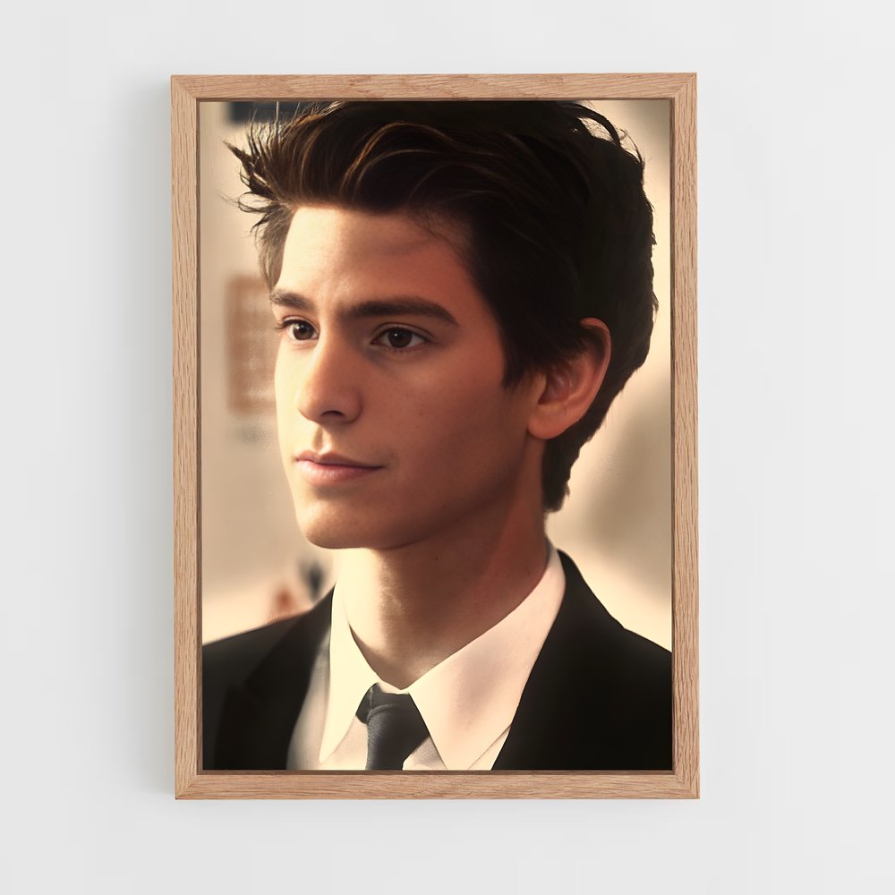 ap-andrew garfield-13 cadre Bois clair