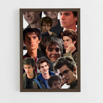 ap-andrew garfield-15 cadre Bois foncé