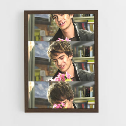 ap-andrew garfield-6 cadre Bois foncé