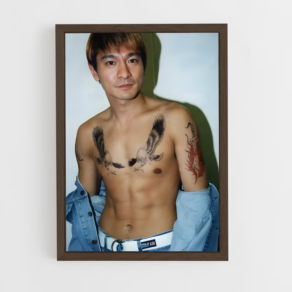 ap-andy lau-7 cadre Bois foncé