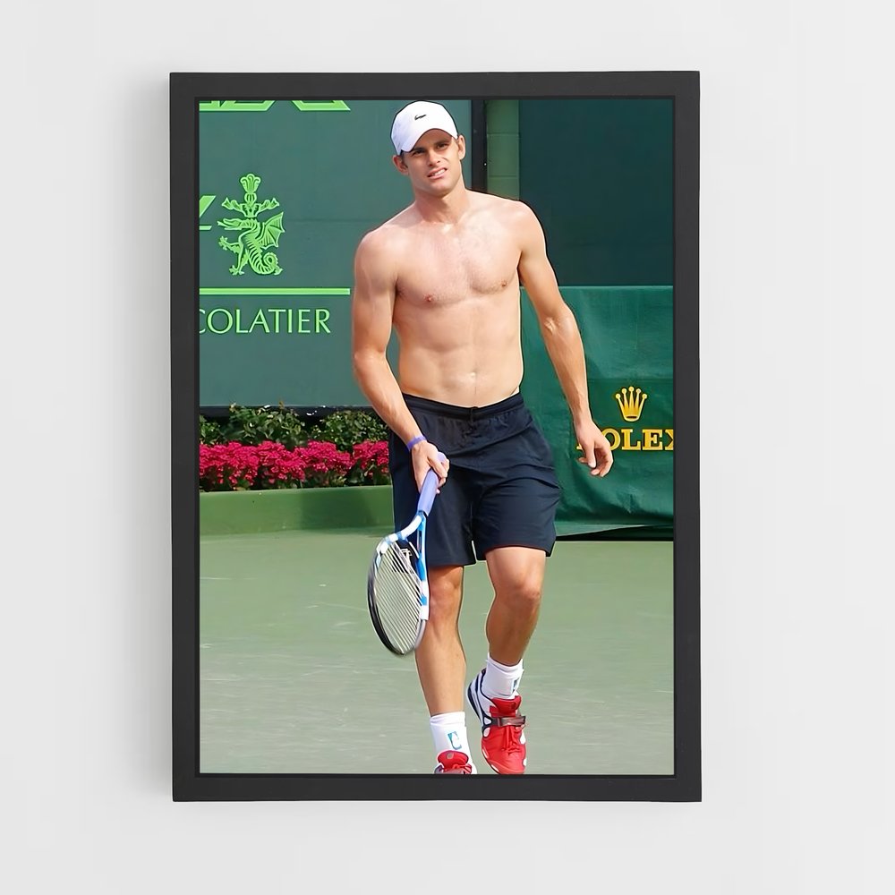 ap-andy roddick-4 cadre Noir