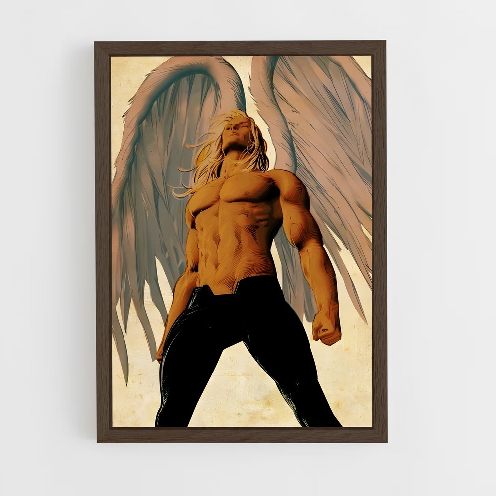 ap-angel x-men-2 cadre Bois foncé