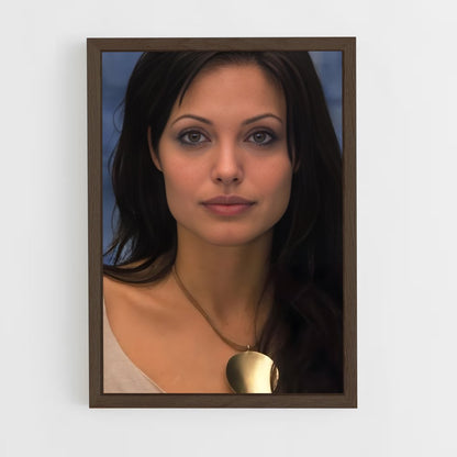 ap-angelina jolie-4 cadre Bois foncé