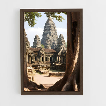 ap-angkor wat-1 cadre Bois foncé