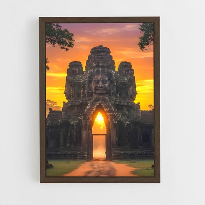 ap-angkor wat-5 cadre Bois foncé