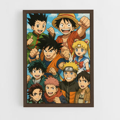 ap-anime community-12 cadre Bois foncé