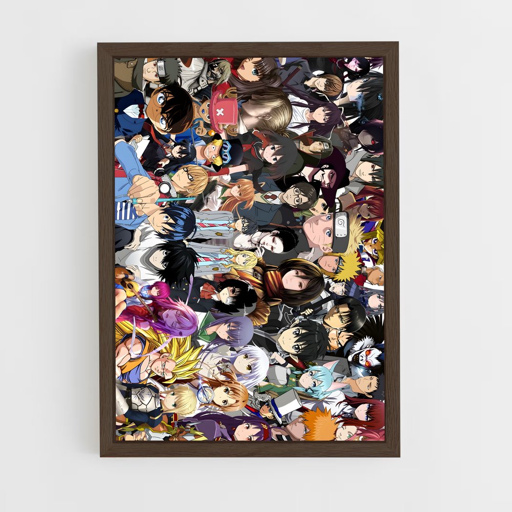 ap-anime community-3 cadre Bois foncé