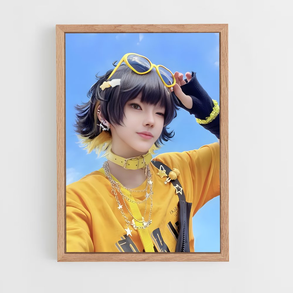 ap-anime cosplay-3 cadre Bois clair