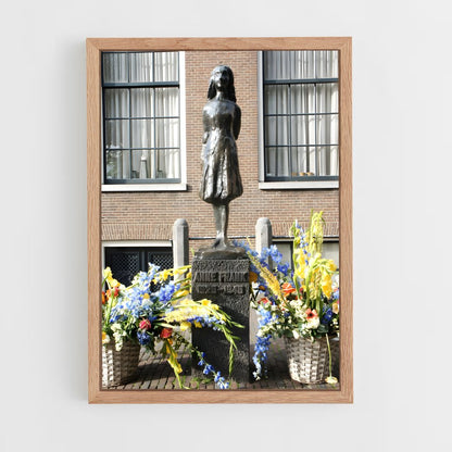 ap-anne frank house-1 cadre Bois clair