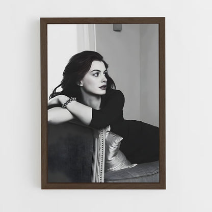 ap-anne hathaway-2 cadre Bois foncé