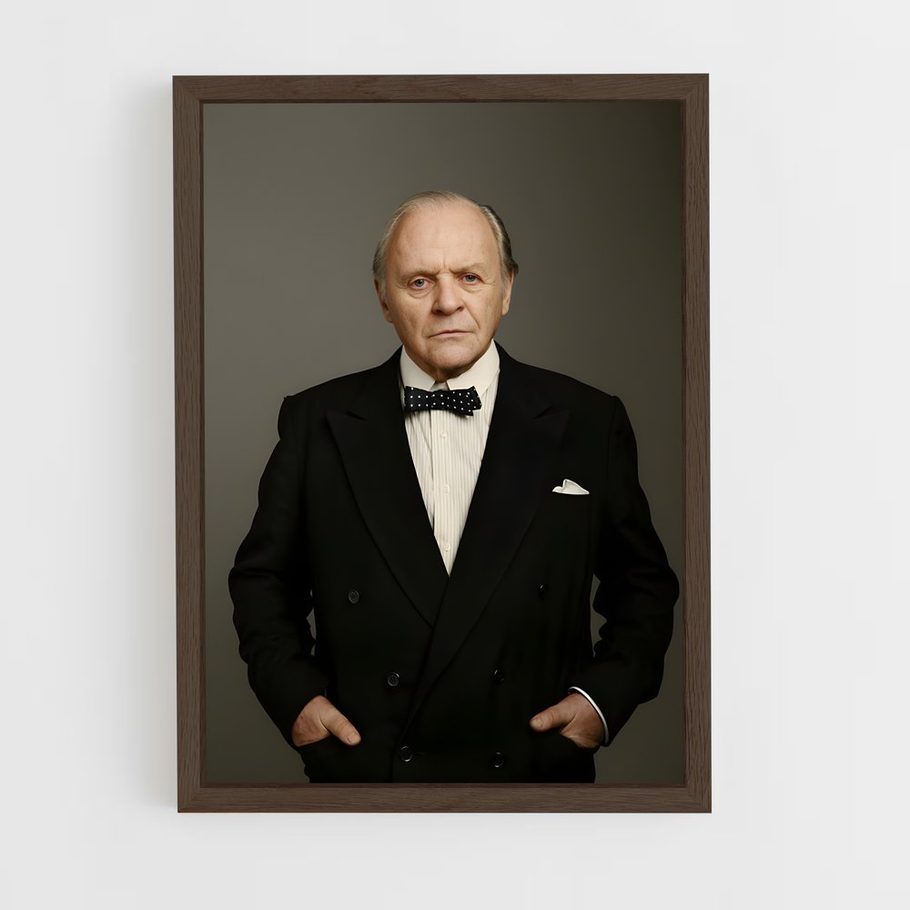 ap-anthony hopkins-7 cadre Bois foncé