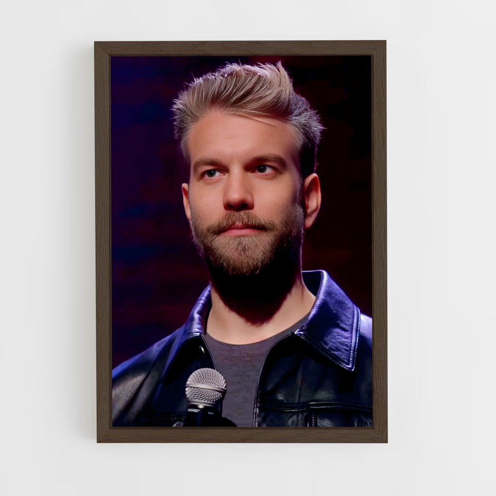 ap-anthony jeselnik-1 cadre Bois foncé