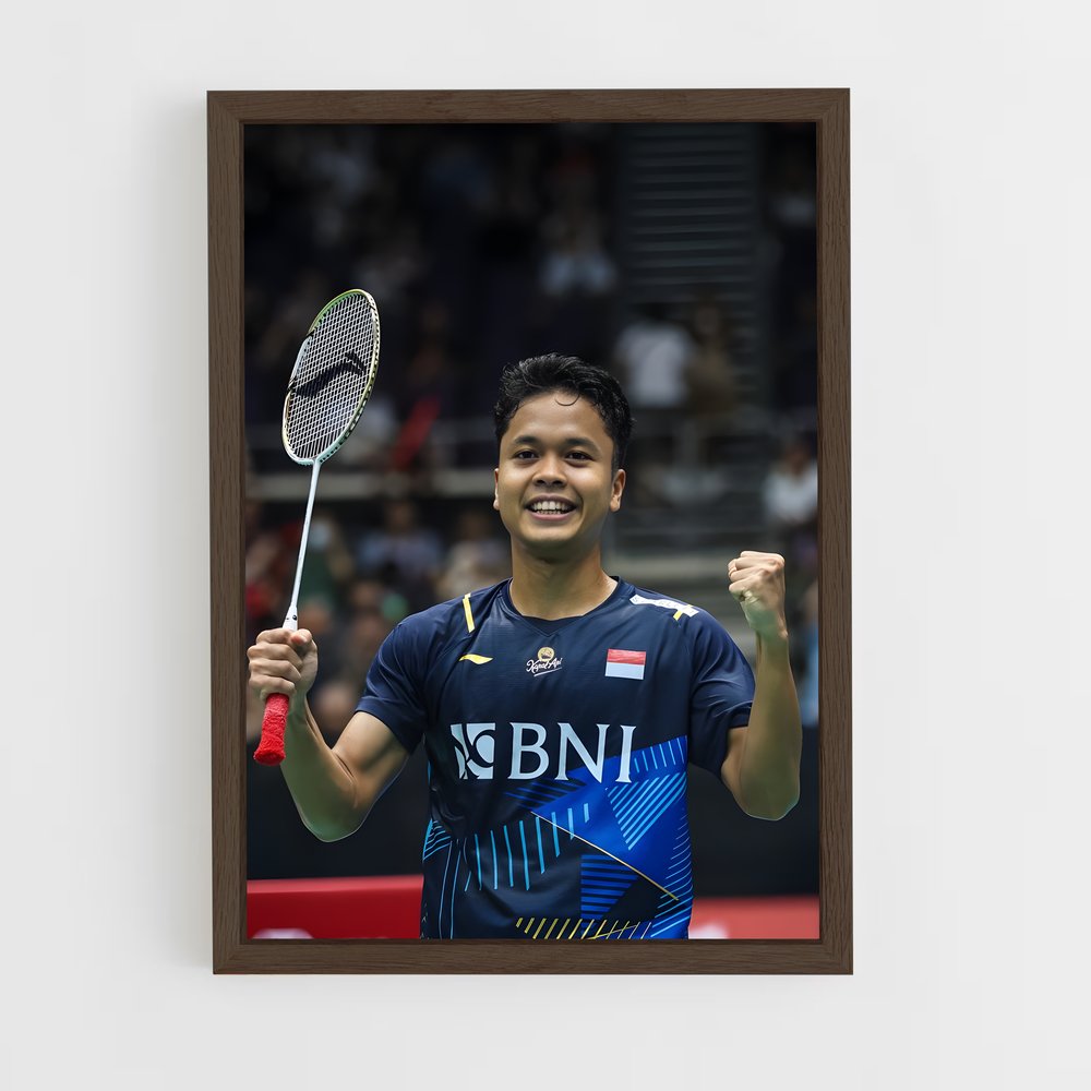 ap-anthony sinisuka ginting-1 cadre Bois foncé
