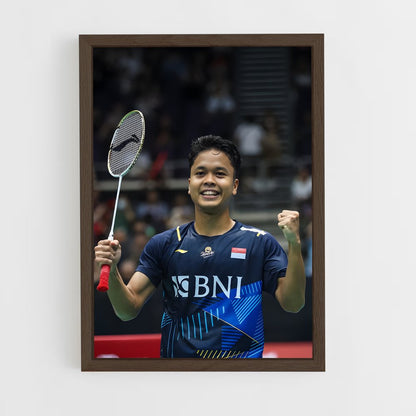 ap-anthony sinisuka ginting-1 cadre Bois foncé