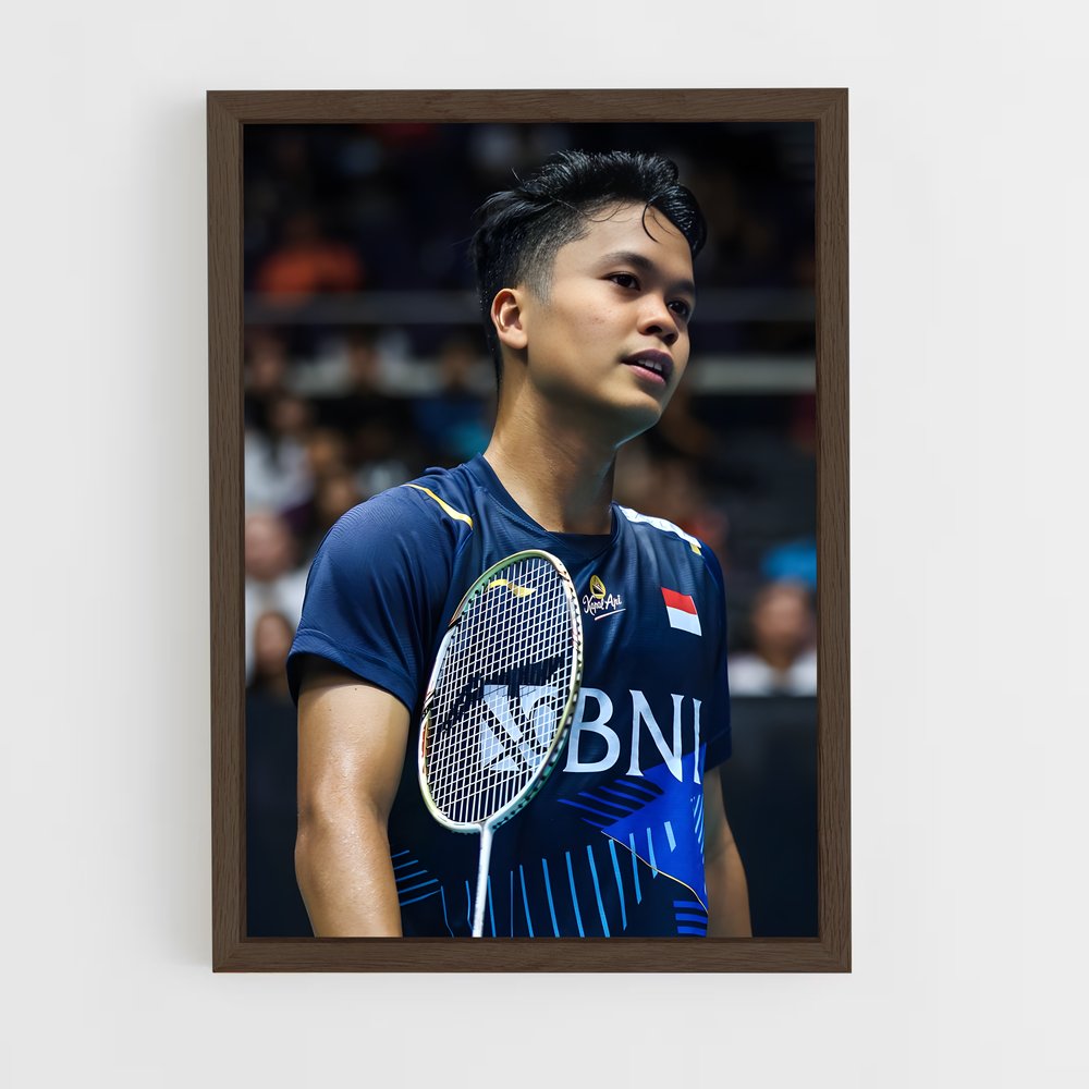 ap-anthony sinisuka ginting-2 cadre Bois foncé