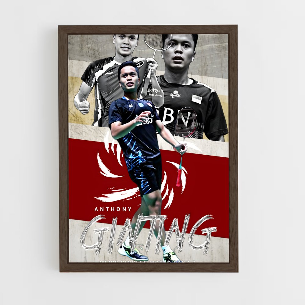ap-anthony sinisuka ginting-4 cadre Bois foncé