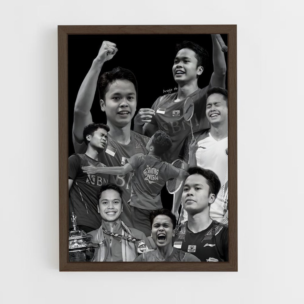 ap-anthony sinisuka ginting-5 cadre Bois foncé