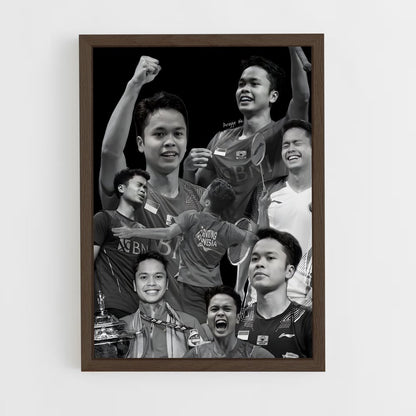 ap-anthony sinisuka ginting-5 cadre Bois foncé