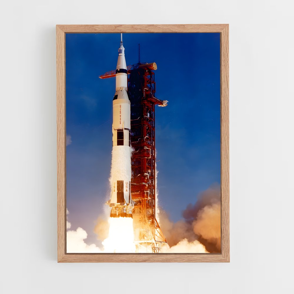 ap-apollo 11-1 cadre Bois clair