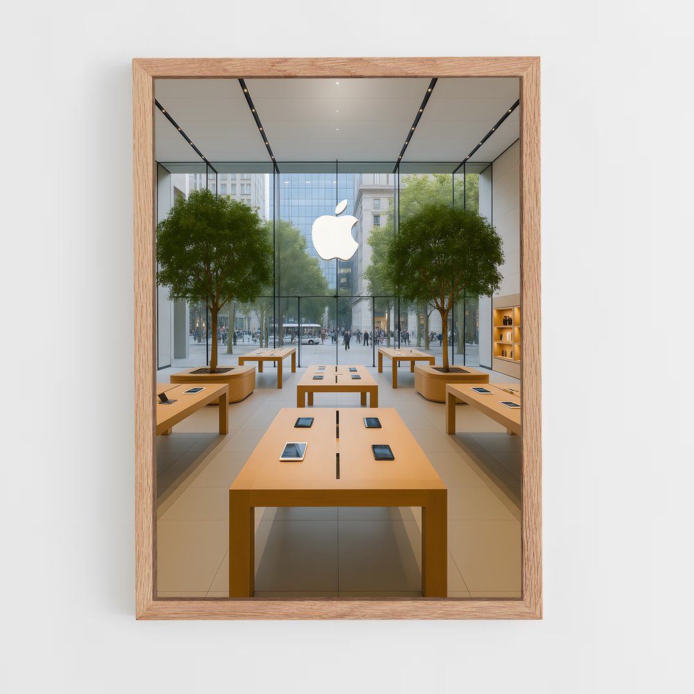 ap-apple-3 cadre Bois clair