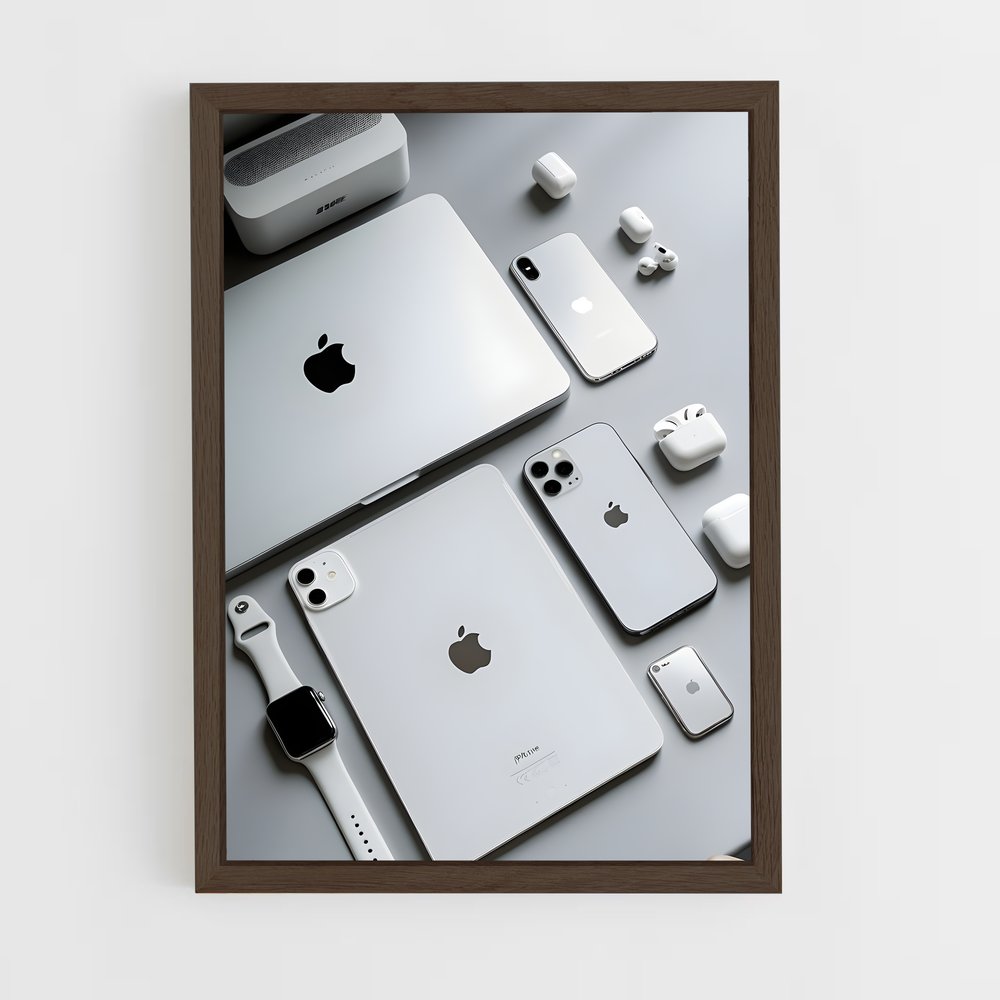 ap-apple-5 cadre Bois foncé