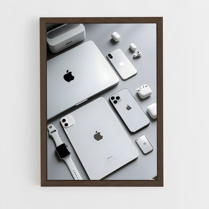 ap-apple-5 cadre Bois foncé