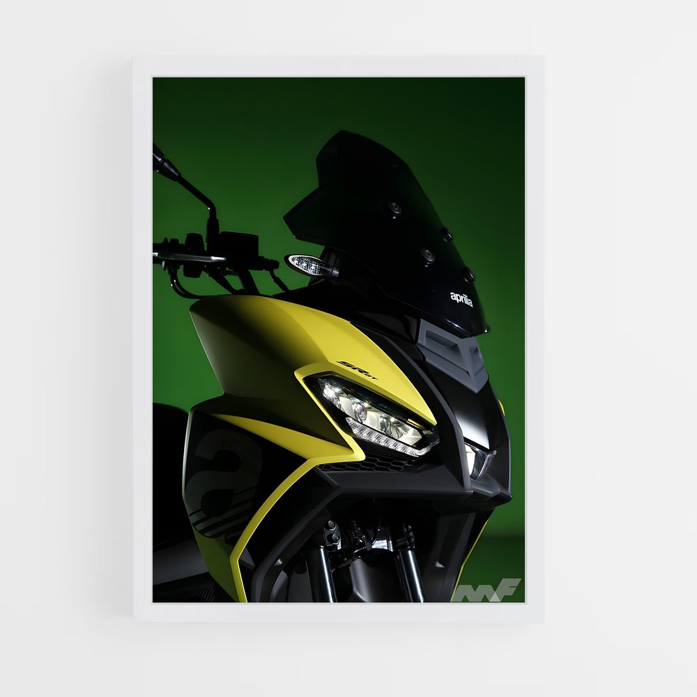ap-aprilia sr-4 cadre Blanc