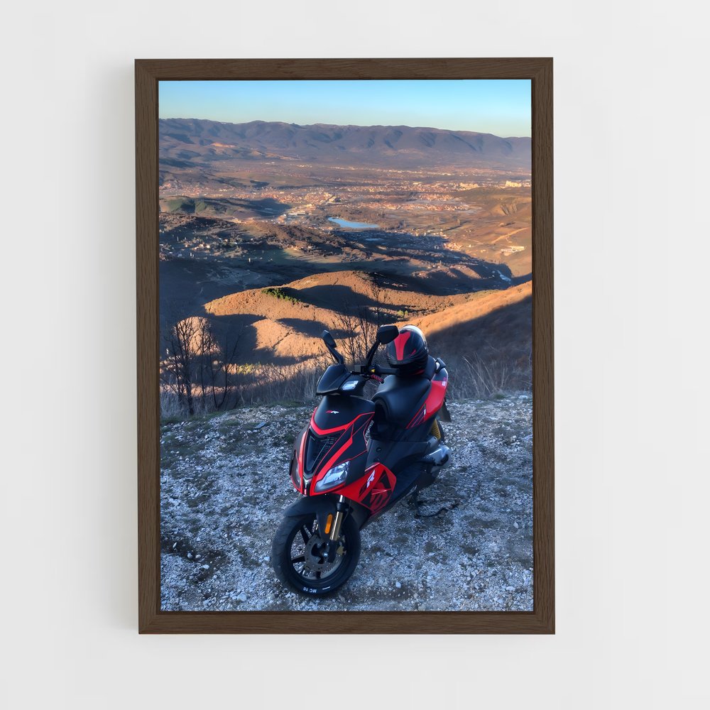 ap-aprilia sr-5 cadre Bois foncé