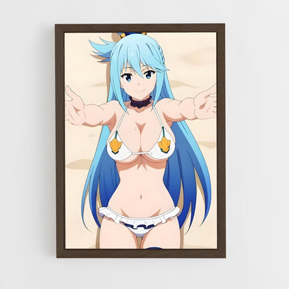 ap-aqua-6 cadre Bois foncé