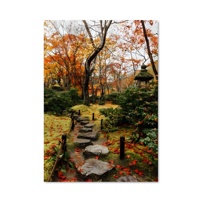 Poster Chemin d'Automne