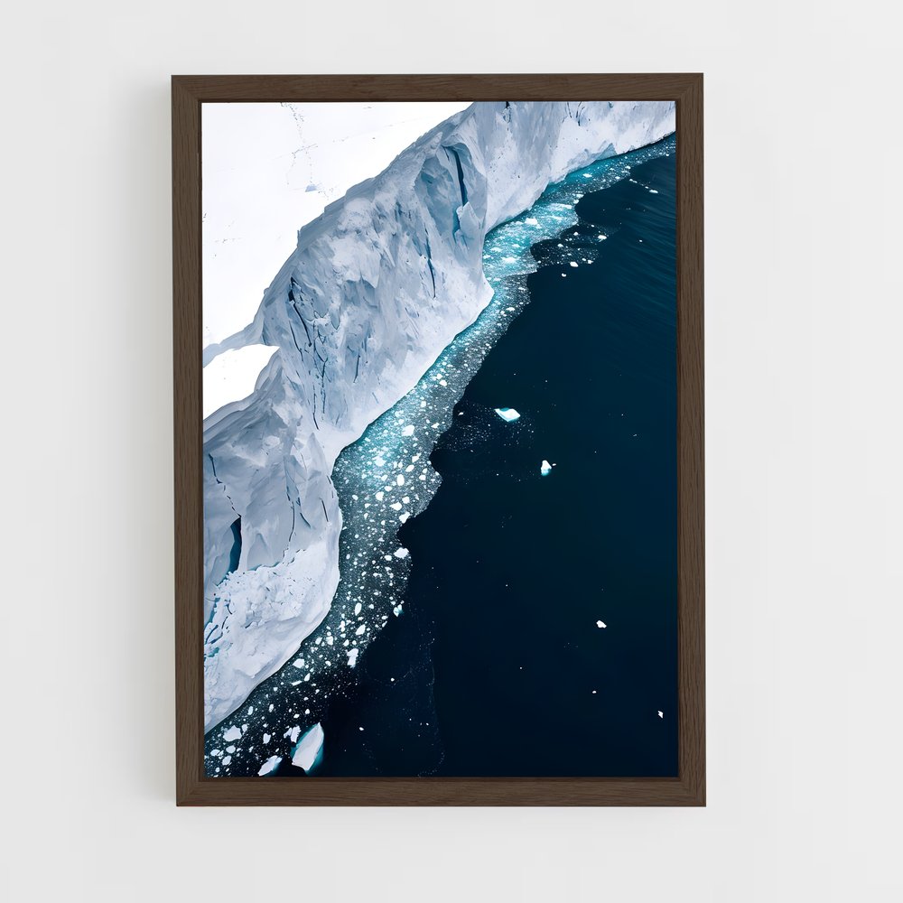 ap-arctic ice-4 cadre Bois foncé