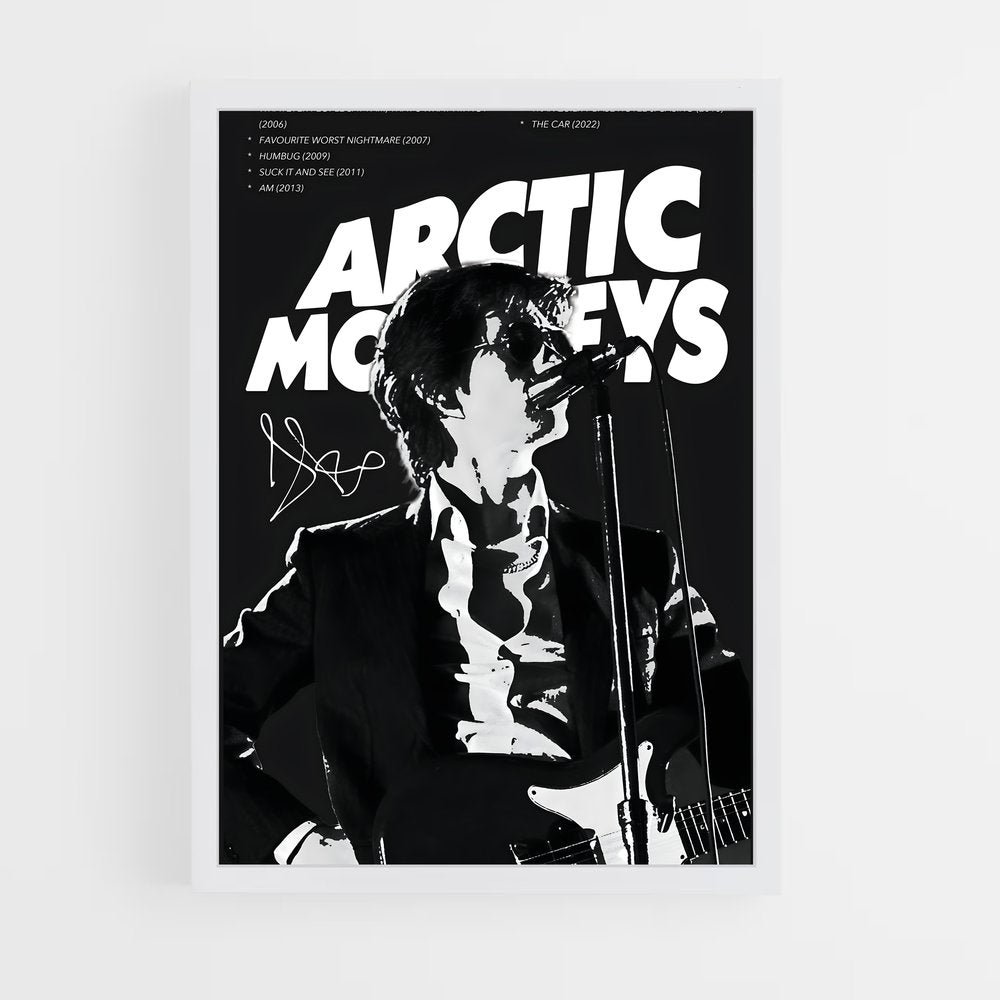 ap-arctic monkeys-2 cadre Blanc